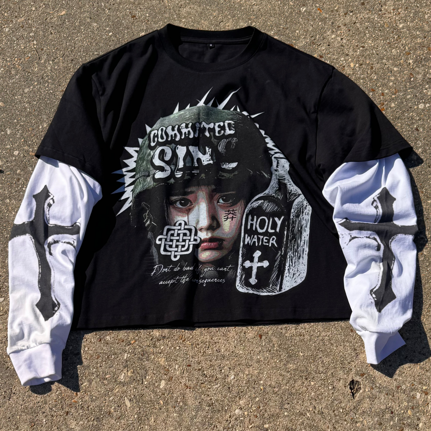 Committed Sins Double Layered Shirt